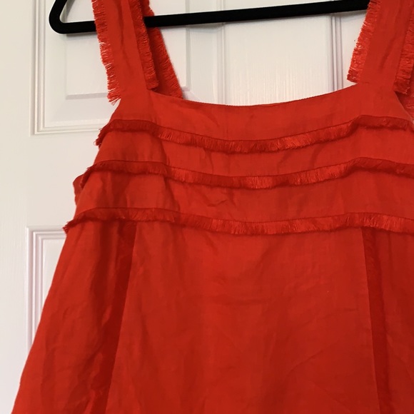 J. Crew Linen Fringe Tank Top - Picture 4 of 12